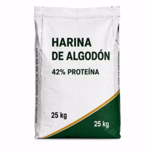 Harina de Algodón (42% PB) 25 kg – Suplemento Proteico Vegetal para Animales